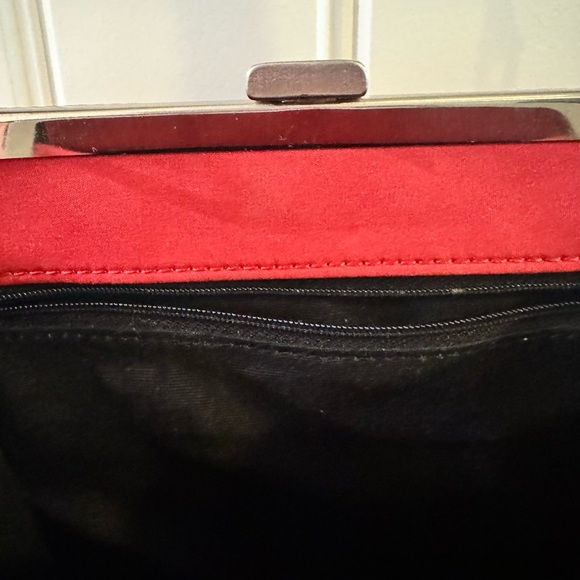 Vintage Esprit Deep Red Shoulder Bag - Picture 9 of 9